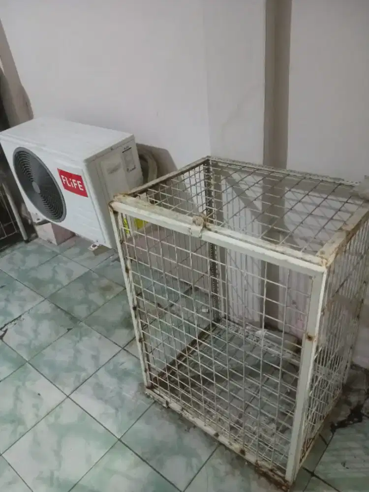Jual kandang AC outdoor bekas
