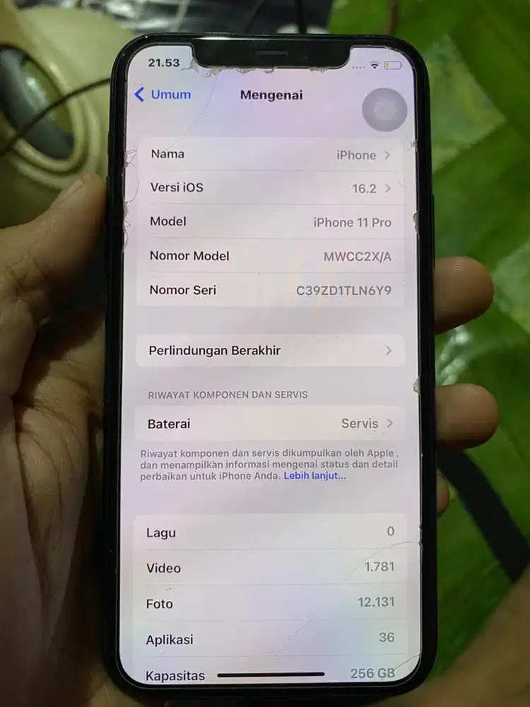 Jual Iphone 11 Pro 256Gb Nominuss Muluss Fullsett