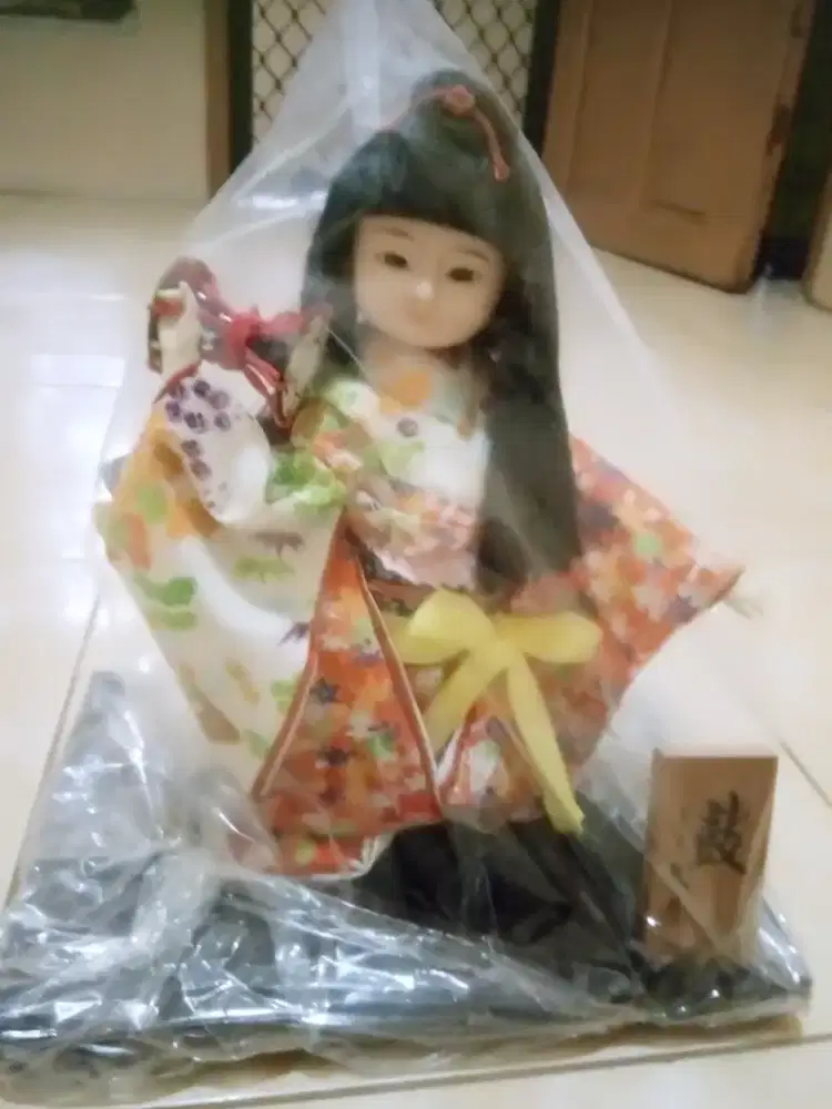 Patung geisha dari jepang asli bikinan pengerajin dari jepang didesa