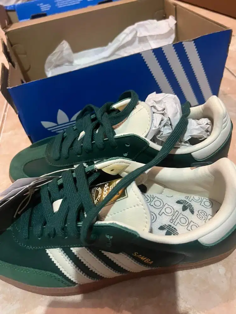 sepatu adidas samba green