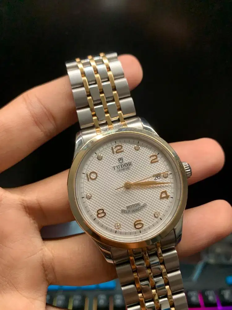 Tudor 1926 39mm two tone diamond