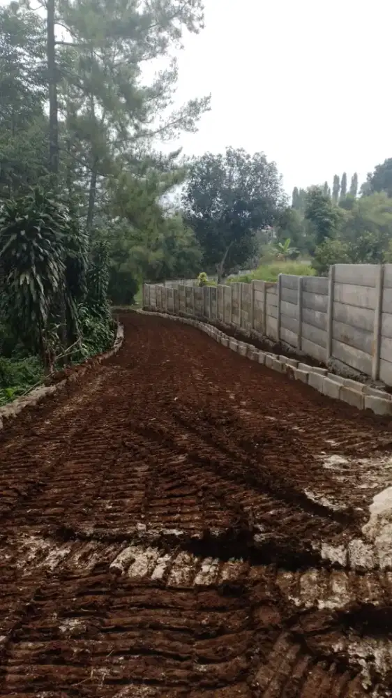 Bongkar bangunan gedung cut and fill hotmix aspal