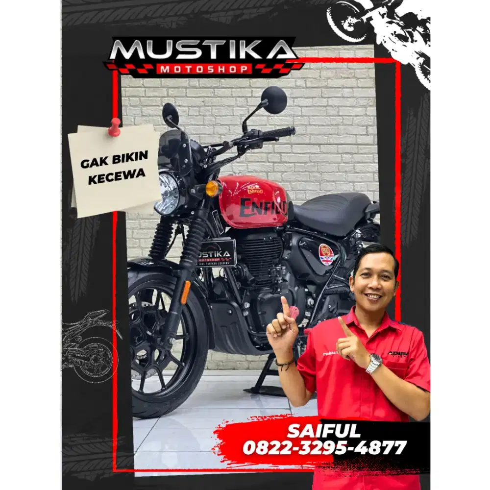 Odo5rb Simpenan!!Royal Anfield Hunter 350cc 2022 Warna Favorit-Mustika