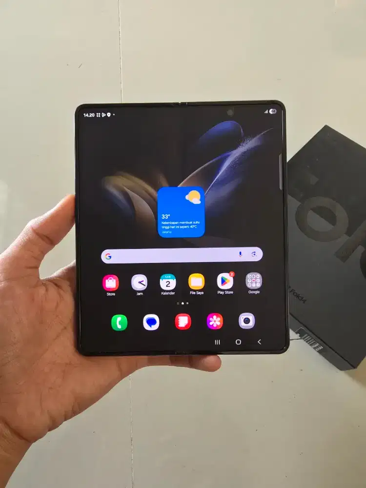 Samsung Z Fold 4 12/512GB Sein Resmi Black Lengkap
