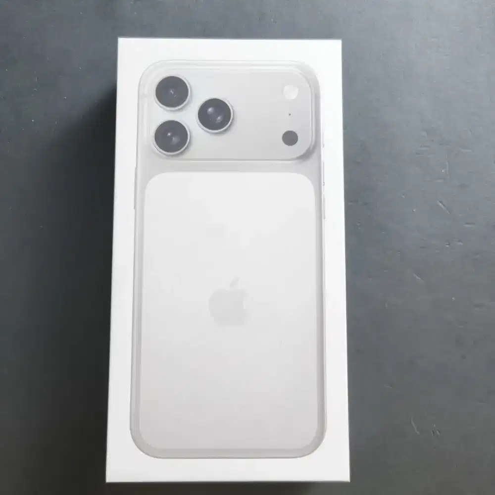 IPHONE 17 PRO MAX 256GB SILVER GARANSI RESMI IBOX