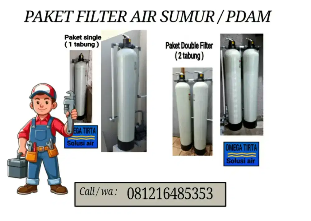 Paket filter air sumur dan pdam