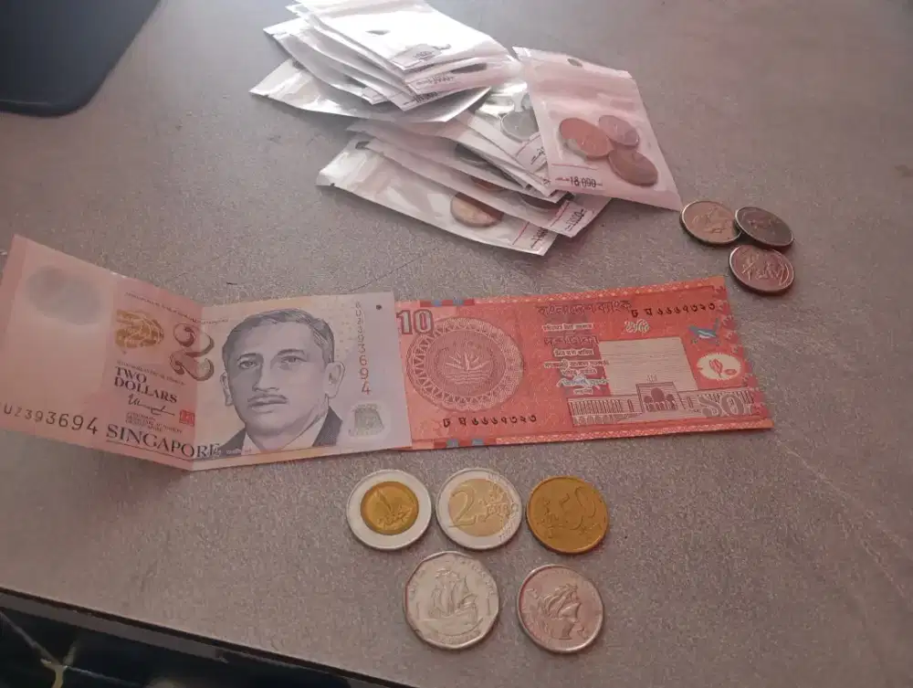 Valas Dollar, Poundsterling,cent,euro,yen,dll