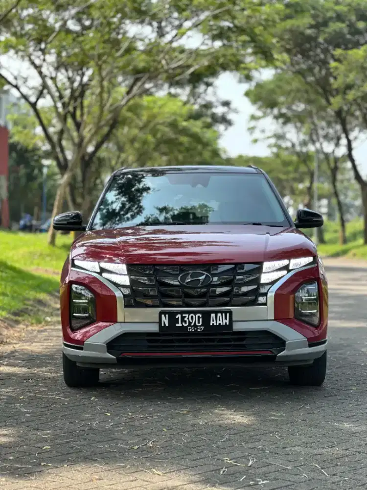 Creta prime 2022 two tone color type tertinggi,N kota,sunroof,irit pol
