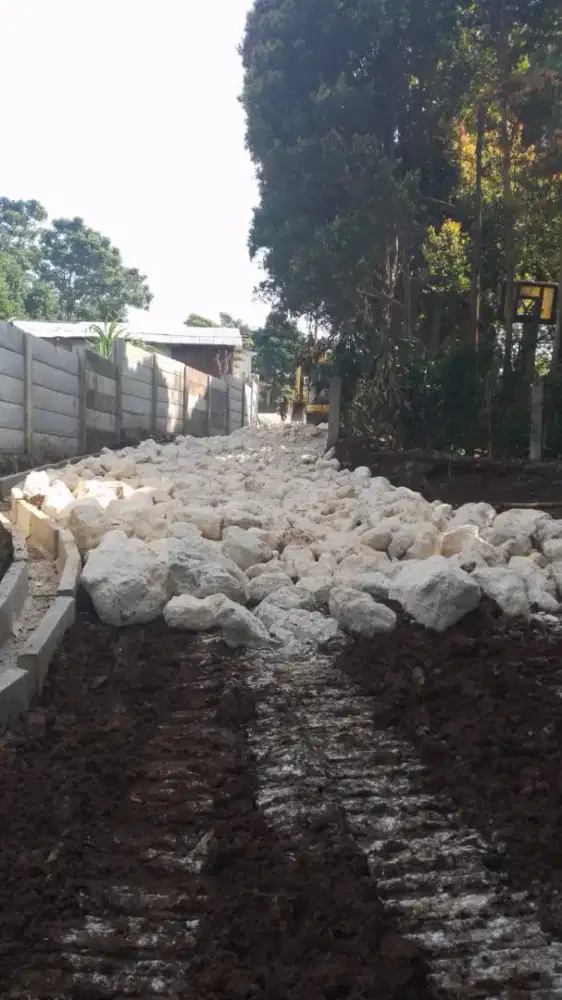 Cor pondasi hotmix turap bongkar bangunan