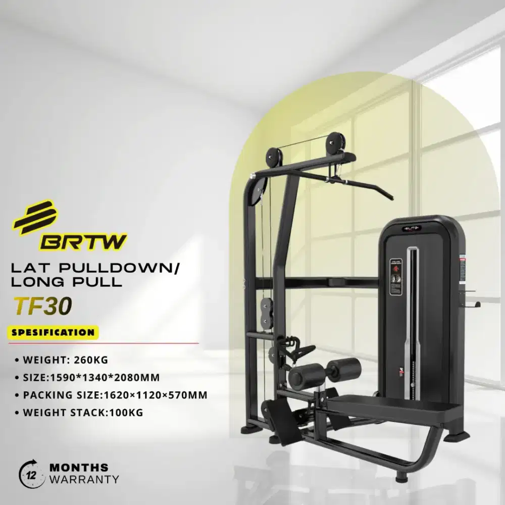Lat Puldonw Long Pull Brtw TF30 Alat Fitness Gym Comercial