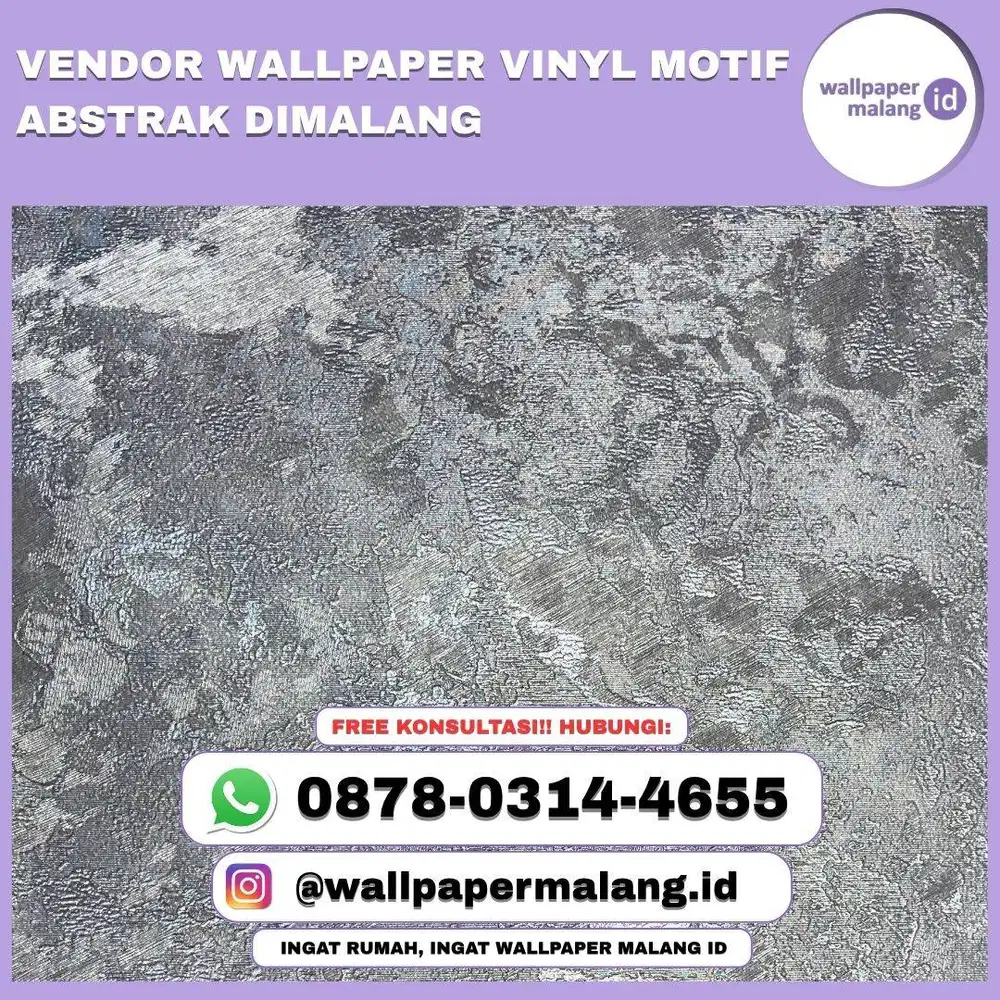 VENDOR WALLPAPER VINYL MOTIF ABSTRAK DI MALANG
