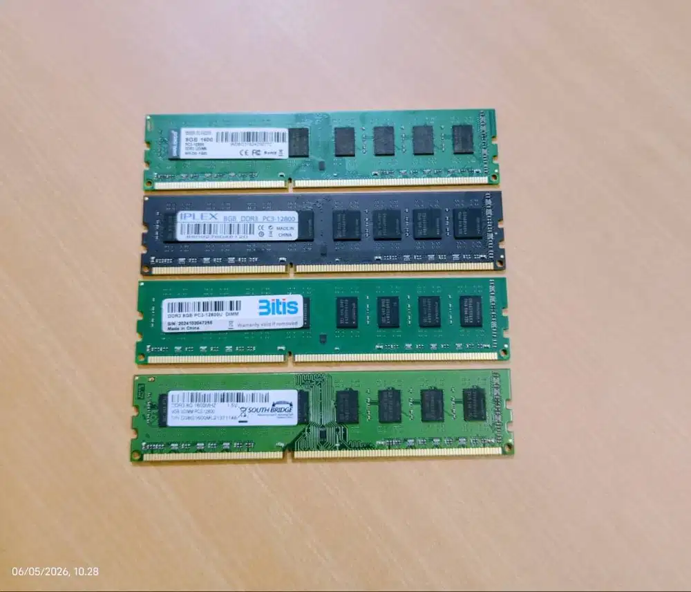 Ram pc ddr3 8gb frekuensi 12800