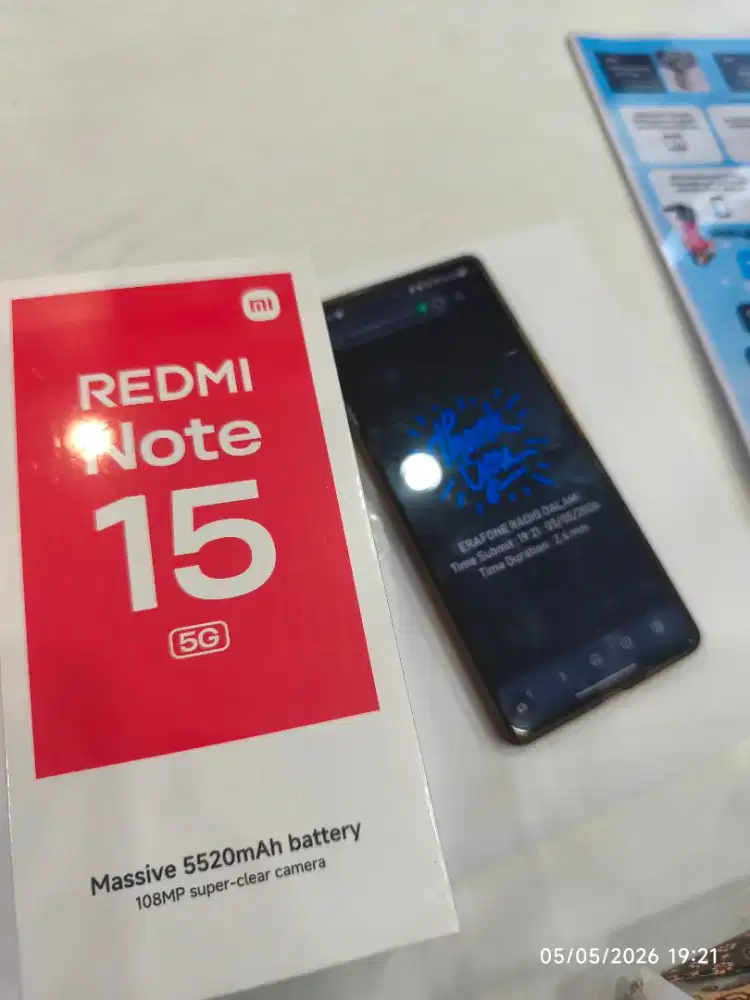 REDMI NOTE 15 5G NEW BY ERAFONE RADIO DALAM