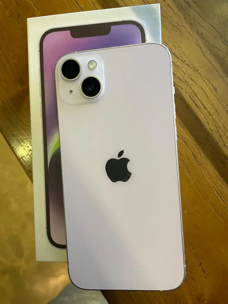 iPhone 14 Plus Purple Mulus istimewa