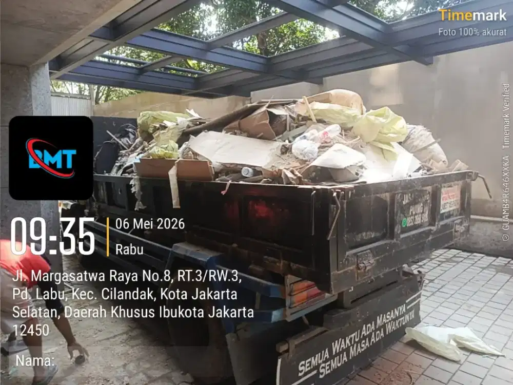 Jasa buang puing dan sampah