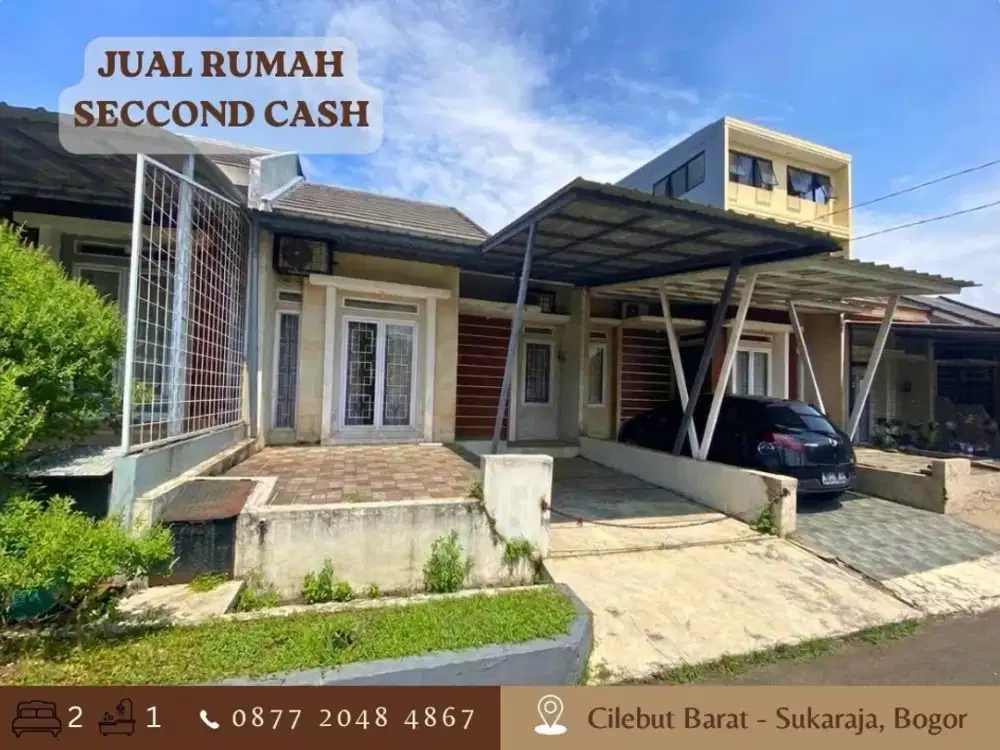 Jual Murah Rumah CASH 456JT dkt Stasiun KA di Perum Cilebut Residence