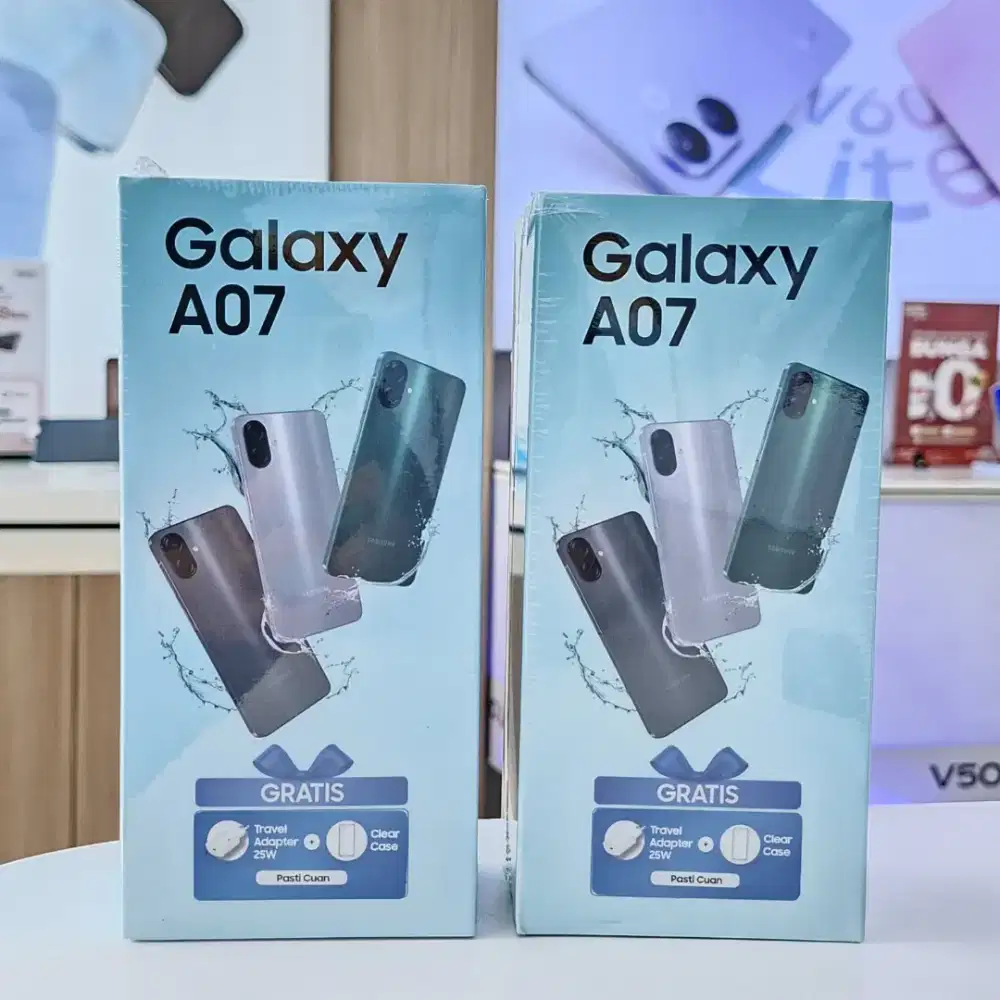 Samsung A07 New Packaging Free Case
