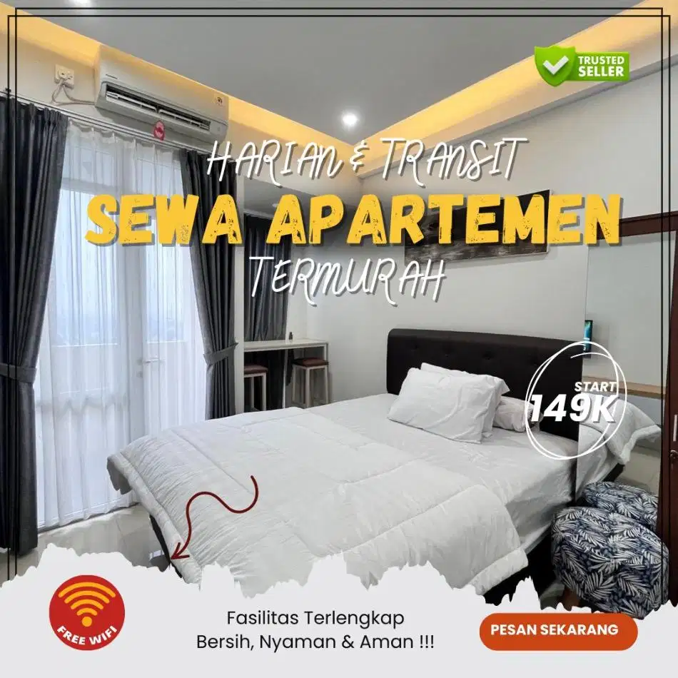 Disewakan Apartemen Harian/Transit BINTARO ICON Tangerang Termurah