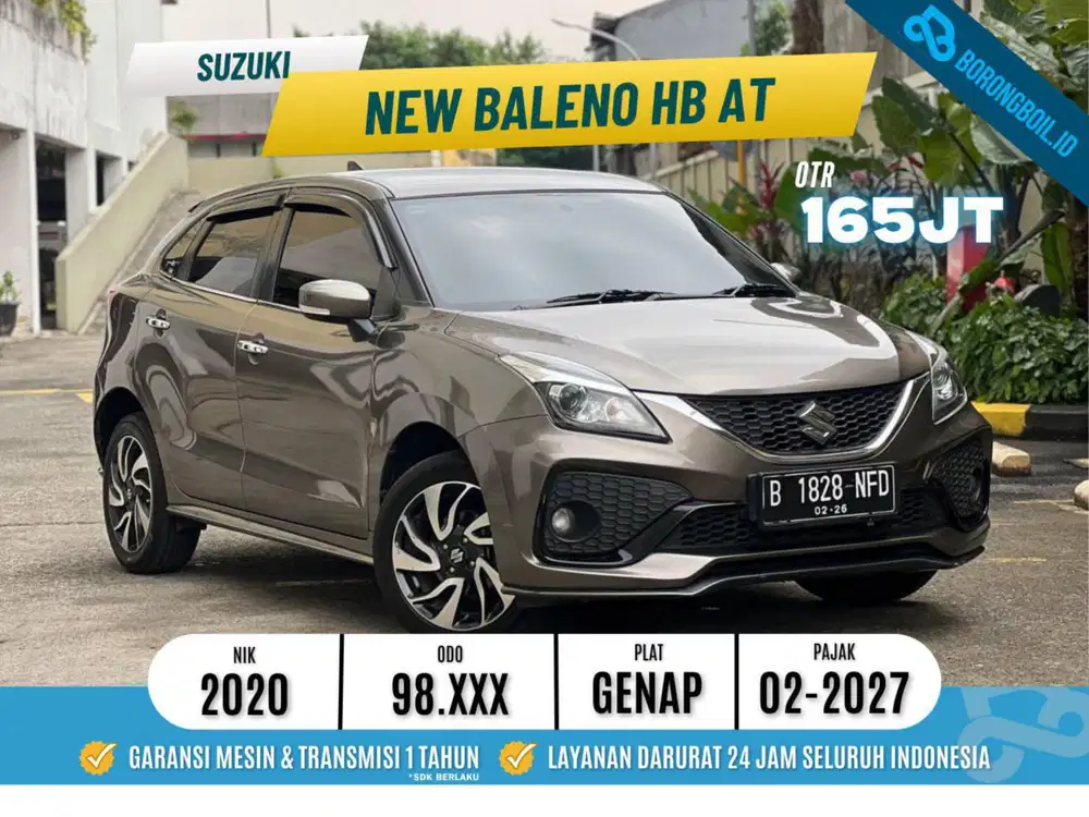 Suzuki Baleno Hatchback AT 2020 TERMURAH