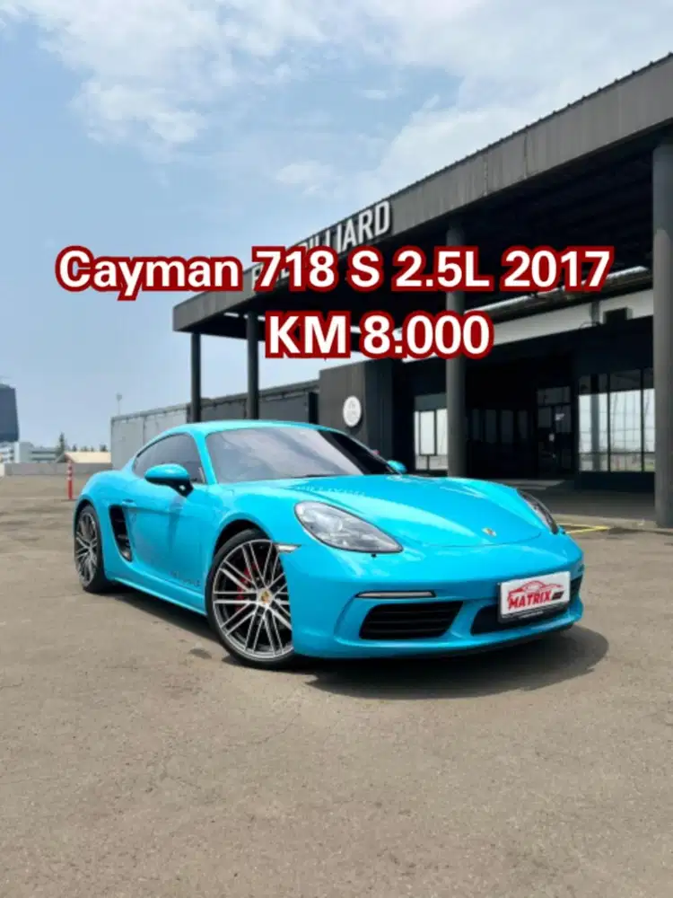 Porsche 718 Cayman S 2.5L 2018 nik 2017 AT Matic