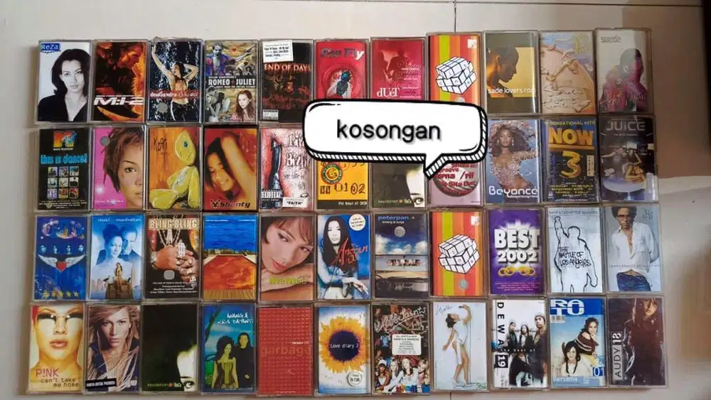 Rak kaset + kaset (PAKETAN TIDAK DIECER)