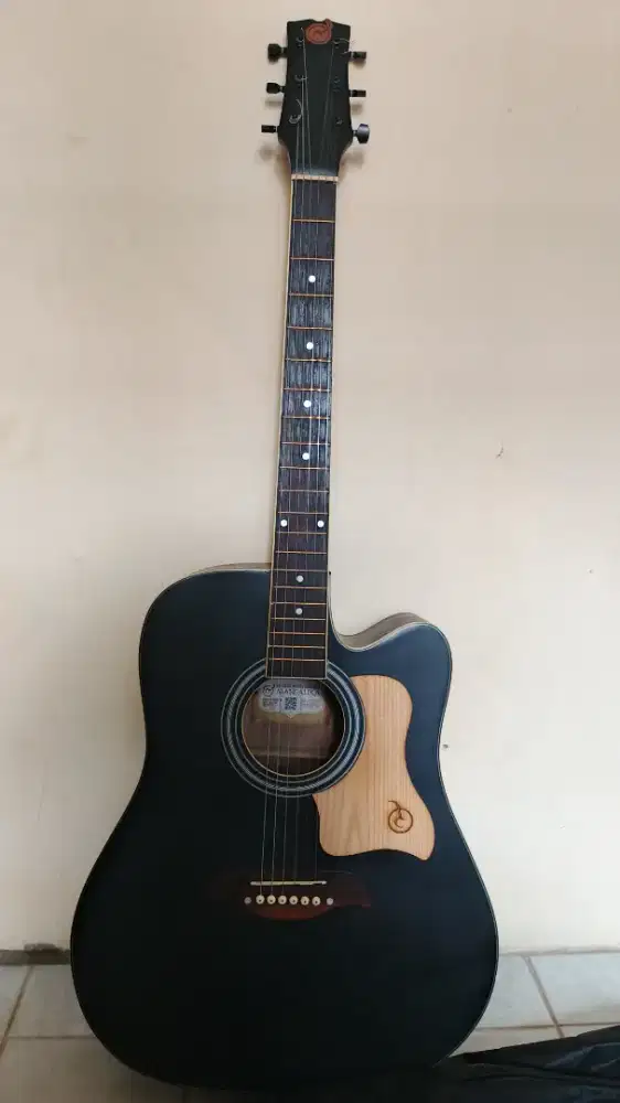 Gitar Mandalika - De Ticco Series DTS-01J-BK-KP