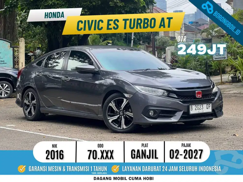 Honda Civic ES Turbo AT 2016 LOW KM