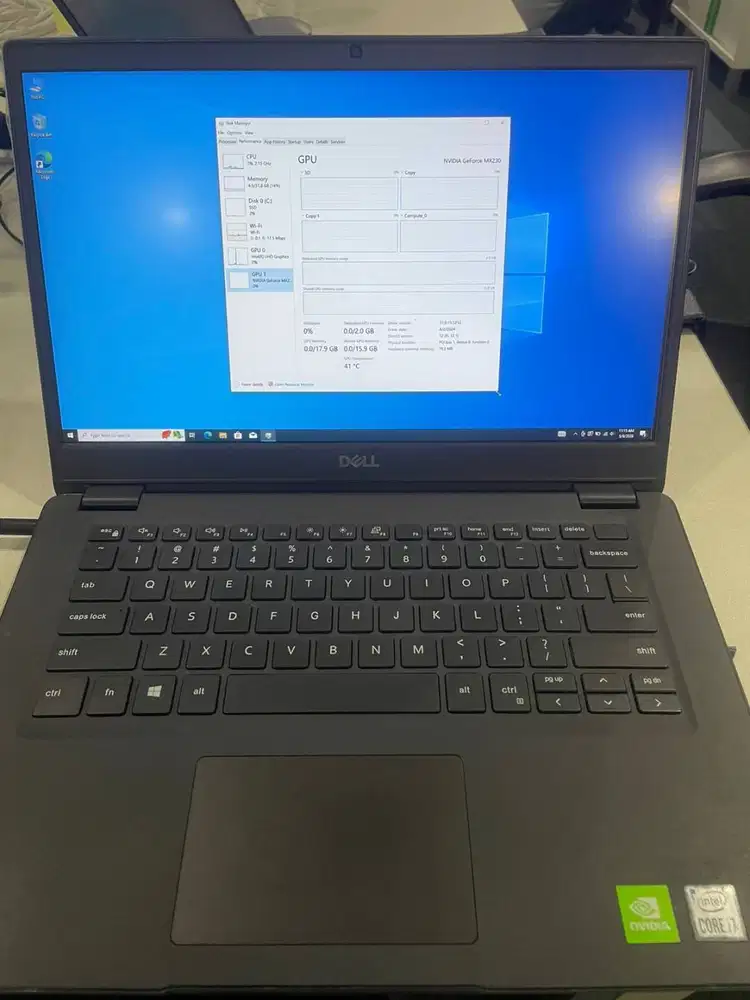 Laptop Dell Latitude 3410 Core i7-10510U RAM32GB NVIDIA FHD SSD 512GB