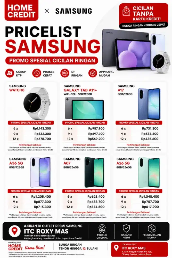 Cicilan Samsung Syarat Ktp