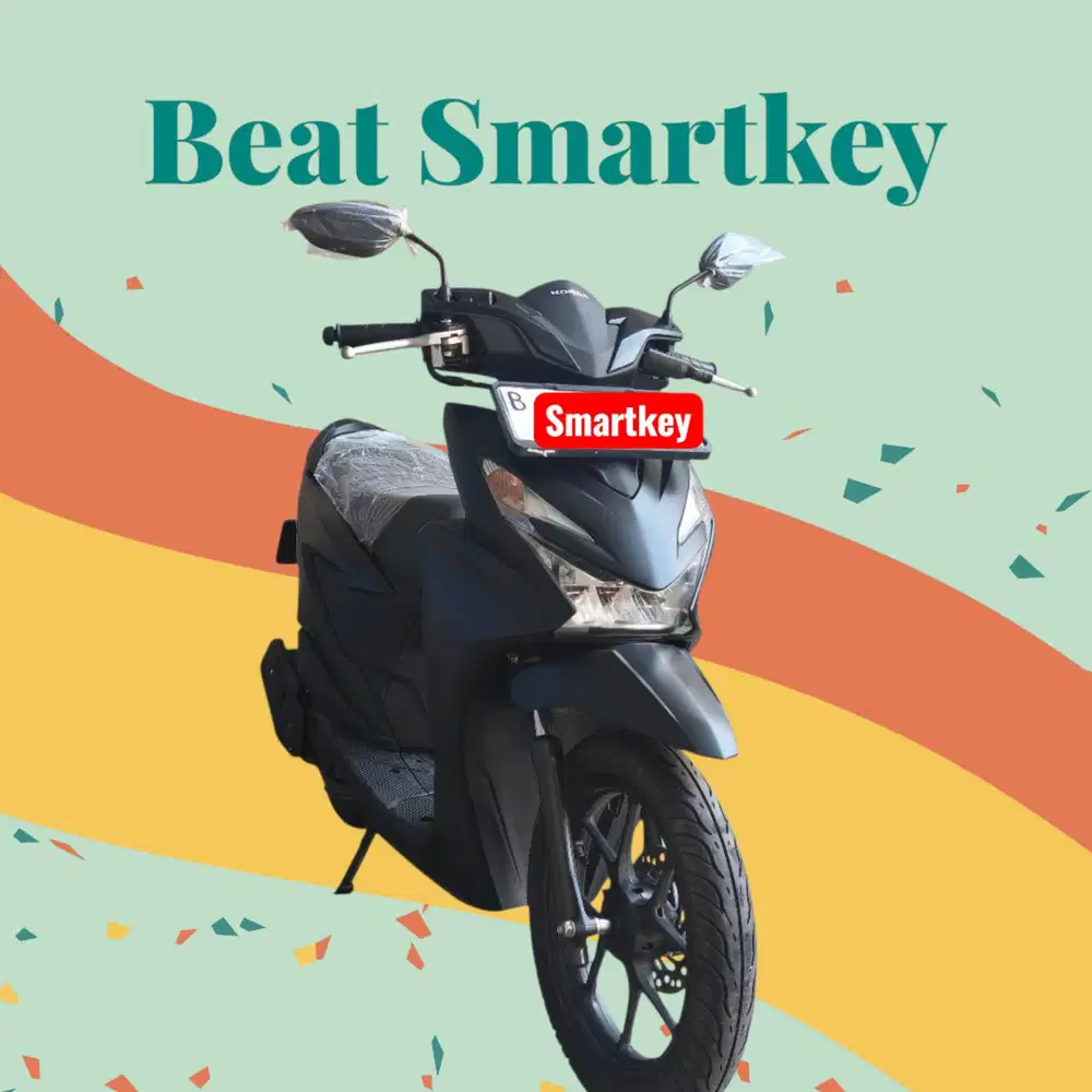 Cicilan 675rb Honda Beat dlx smartkey cbs ktp daerah bs kredit street
