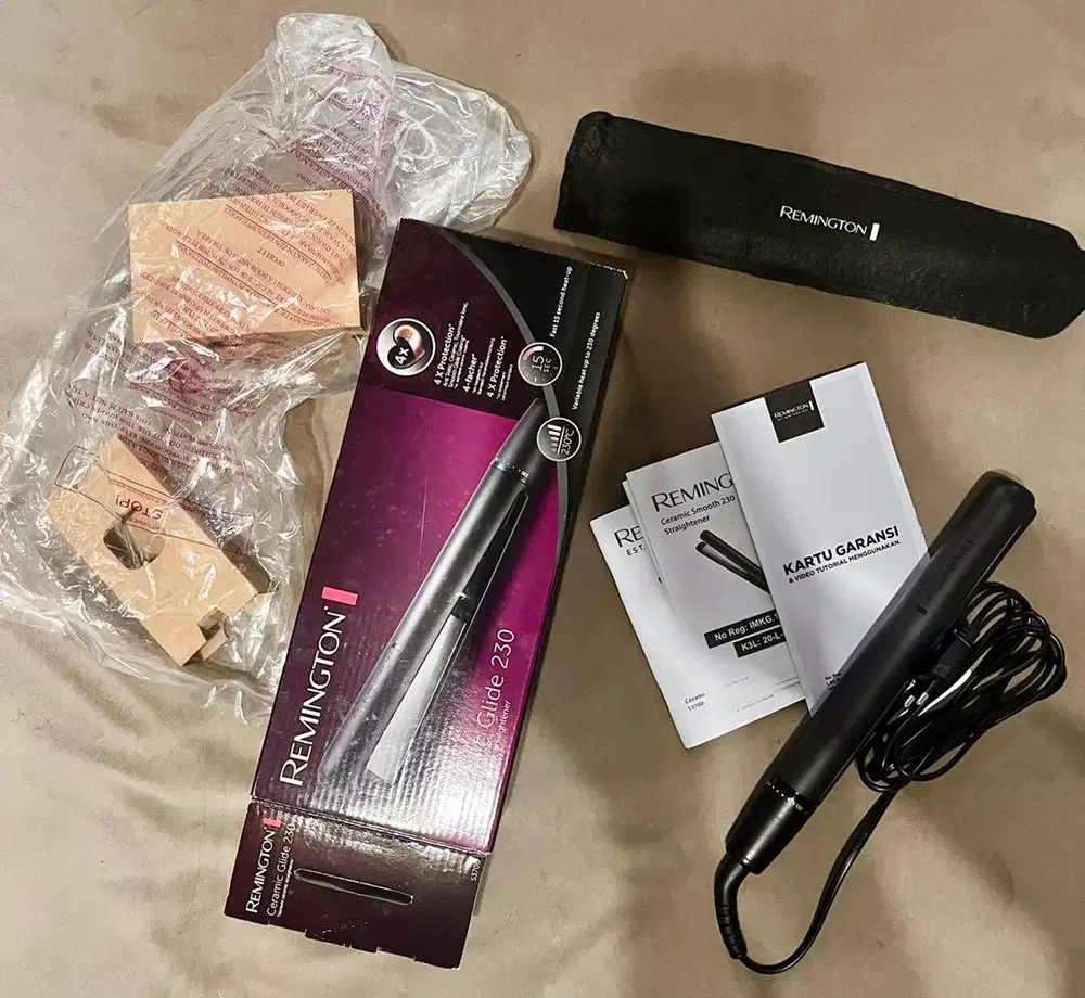 Catok rambut Remington Ceramic Glide 230 (Type S3700) like new