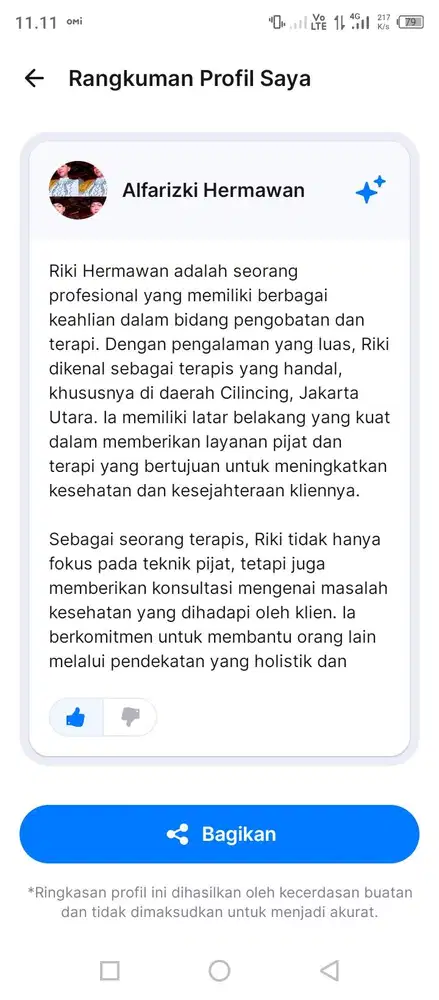 Message full body bisa juga lulur