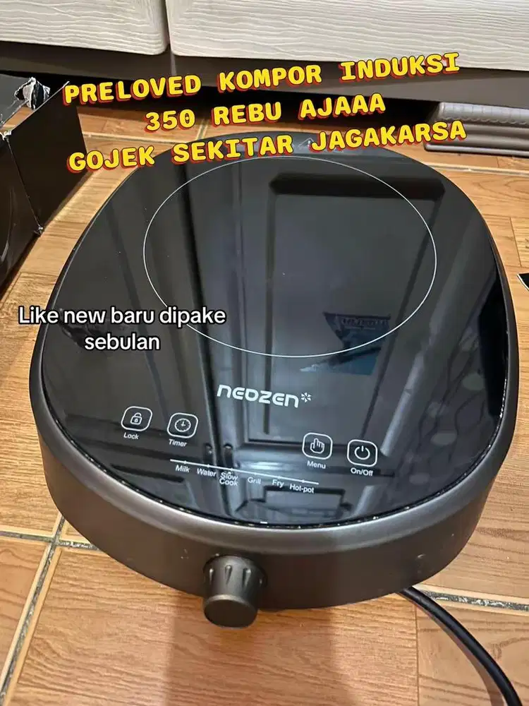 KOMPOR INDUKSI BARU DIPAKE SEBULAN
