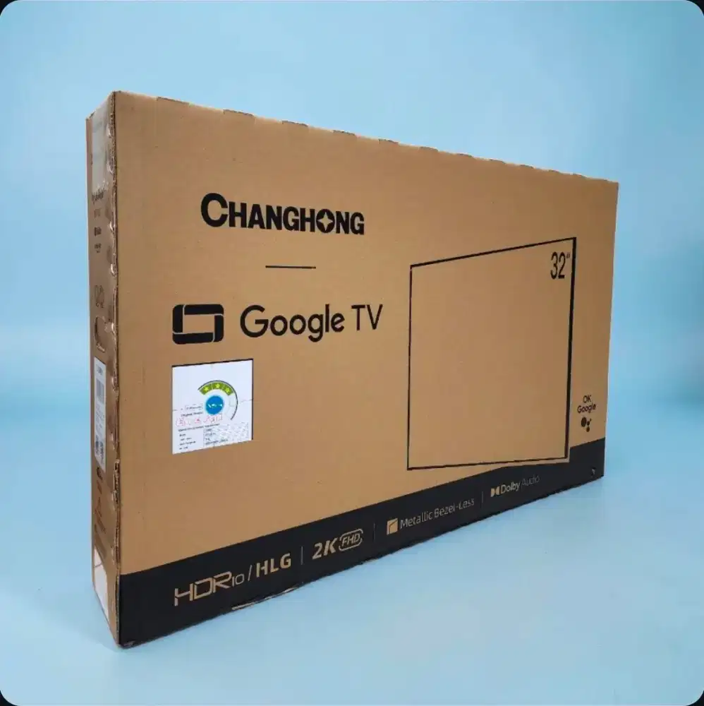 TV Android Changhong 32 inci terbaru - segel baru