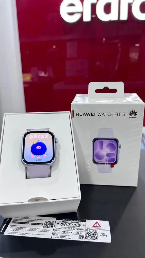 Huawei Watch Fit 5 Terbaru Free Huawei buds SE3 Bisa Kredit Syarat KTP