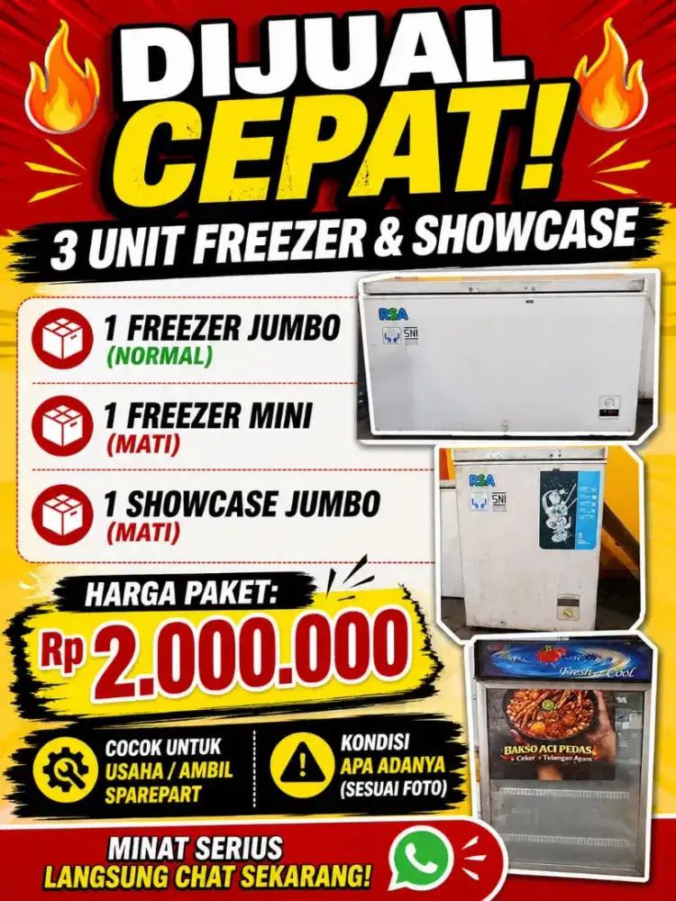Dijual cepat 3 unit ambil 2jt