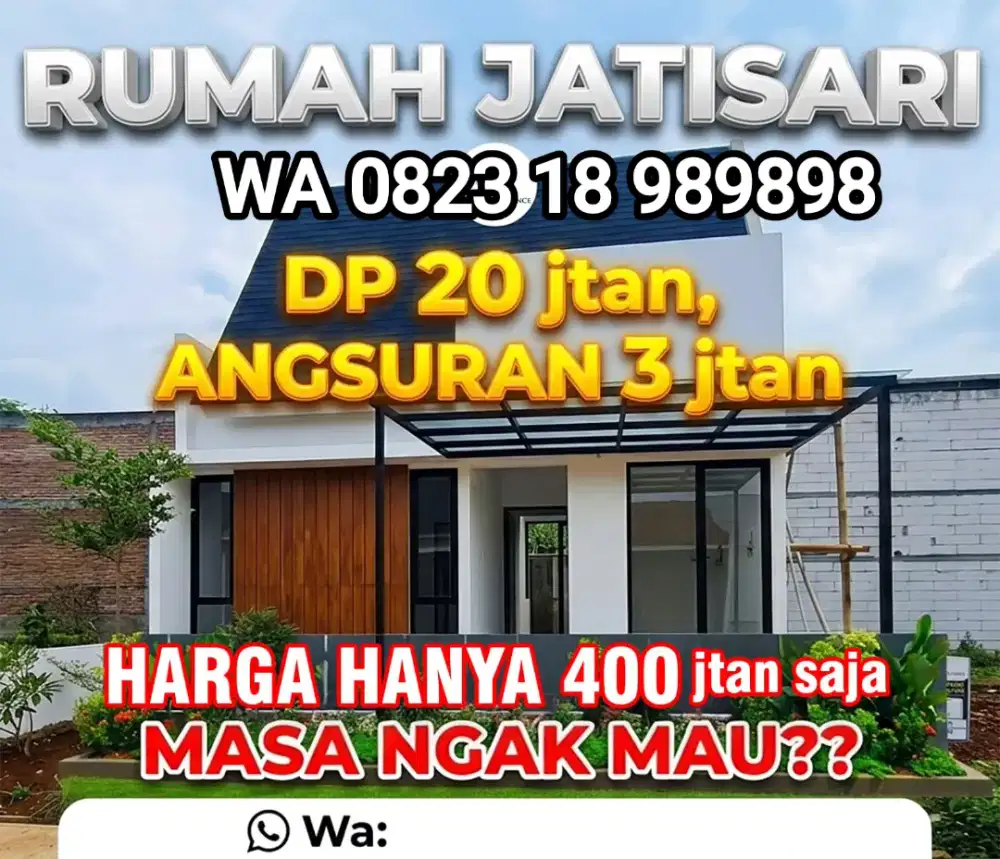 Rumah DP murah dikota semarang BSB MIJEN
