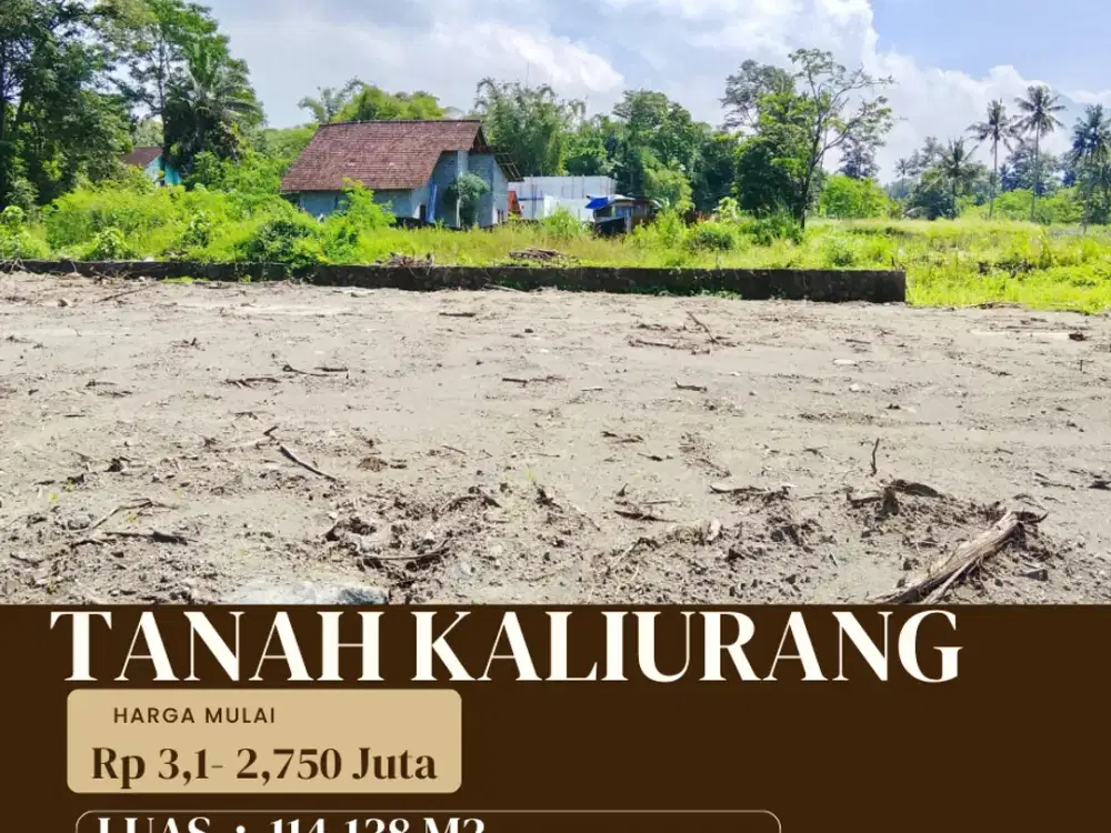 Tanah Yogyakarta sleman Area timur Jl kaliurang km14