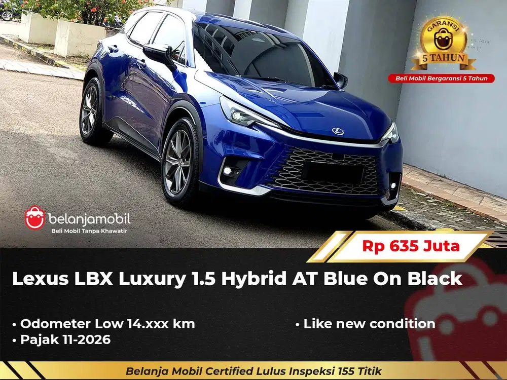 [ LOW KM 14RB ] Lexus LBX Luxury 1.5 Hybrid HEV AT  2024/2025
