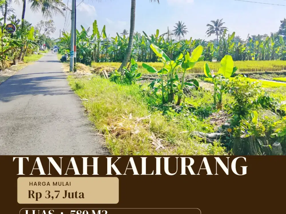 tanah kaliurang km 9  dekat pasar gentan & kampus UII