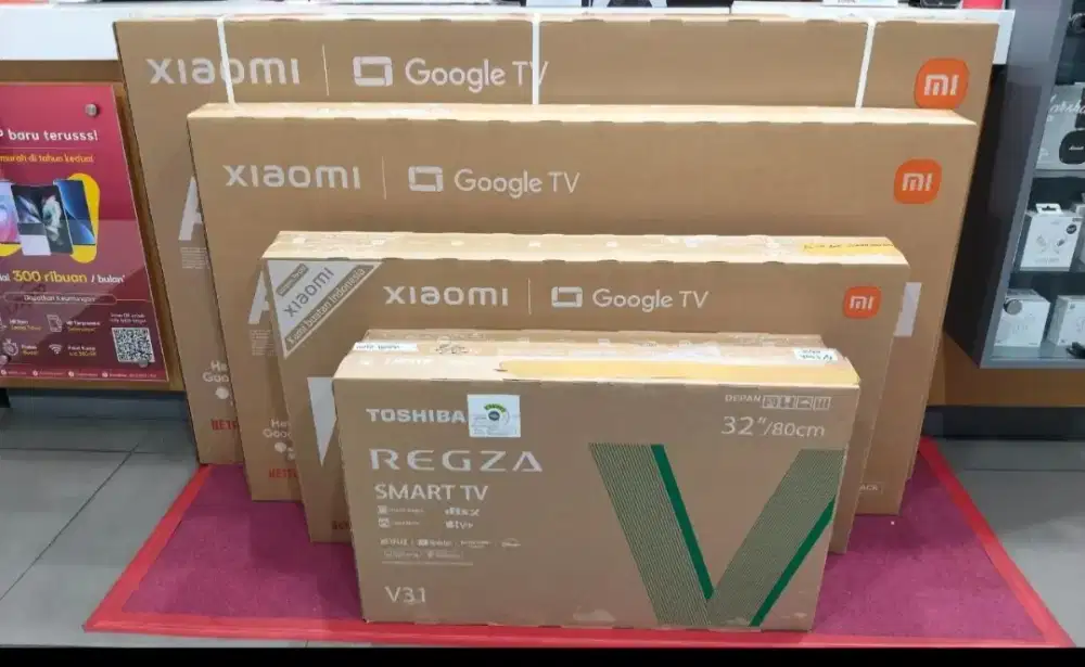 kredit tv cicilan pakai aplikasi atau tukar tambah 3 HP ke TV bisa