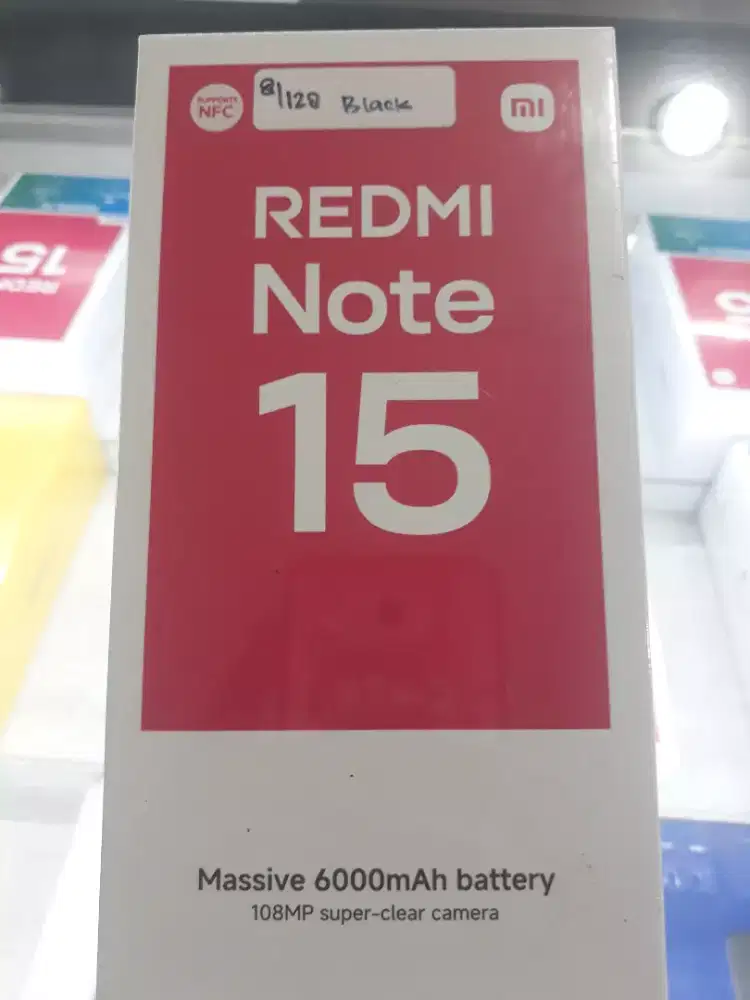 Redmi Note 15 Black 8/128