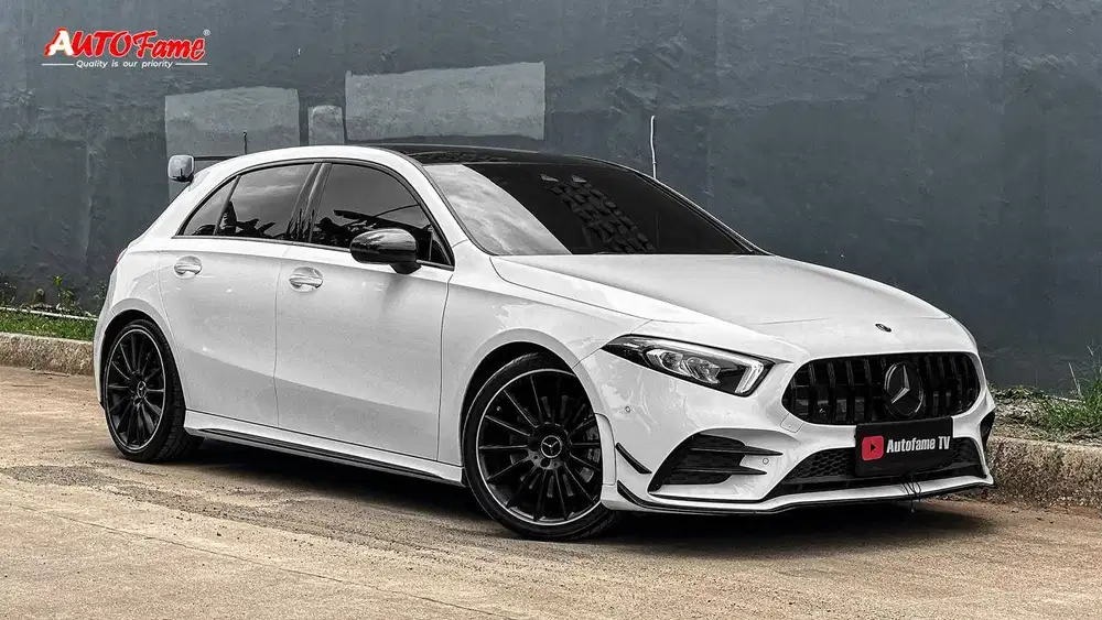 Mercedes Benz A35 AMG 4Matic 2.0L Turbo 306DK Pemk 2021 White On Black