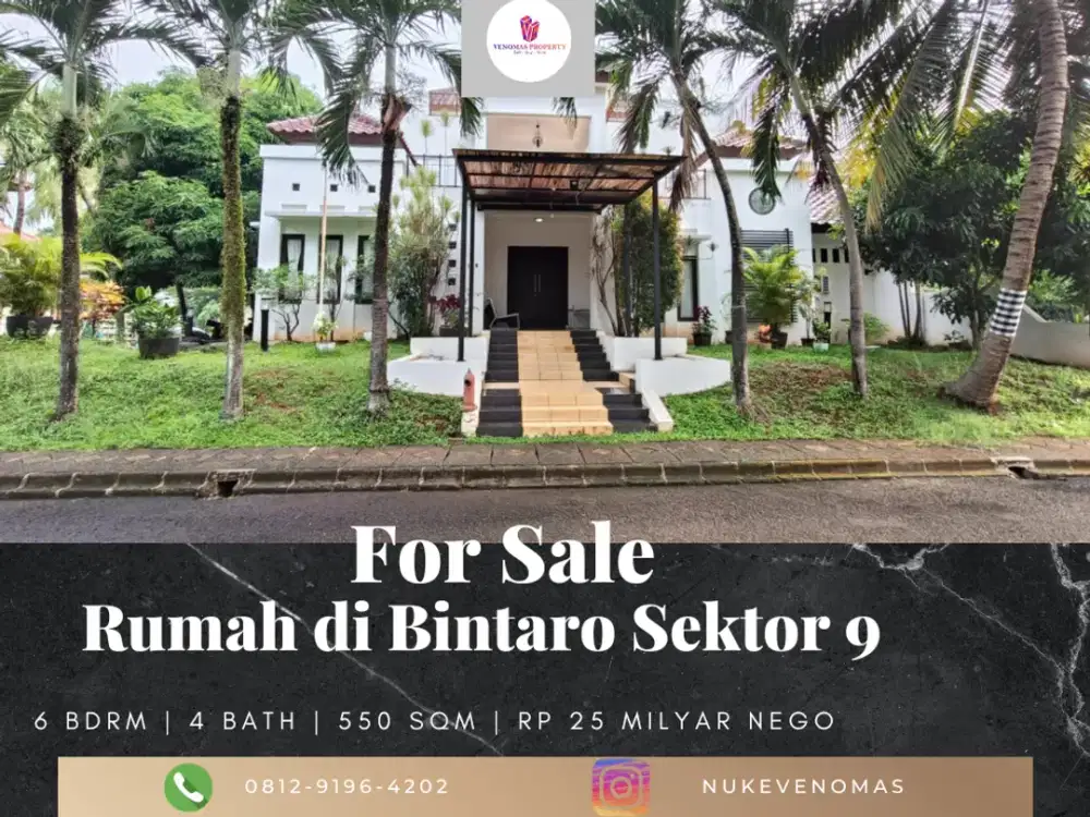 Dijual Rumah di Bintaro Sektor 9 Bagus