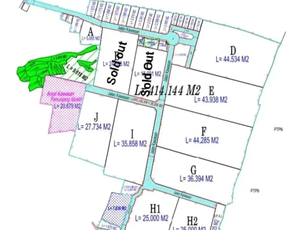 Dijual Lahan Zona Industri Lokasi Pringapus, Semarang Luas 5 Ha
