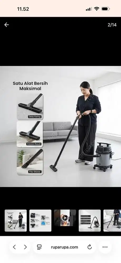 VACUUM CLEANER WET & DRY BLOW MERK APA