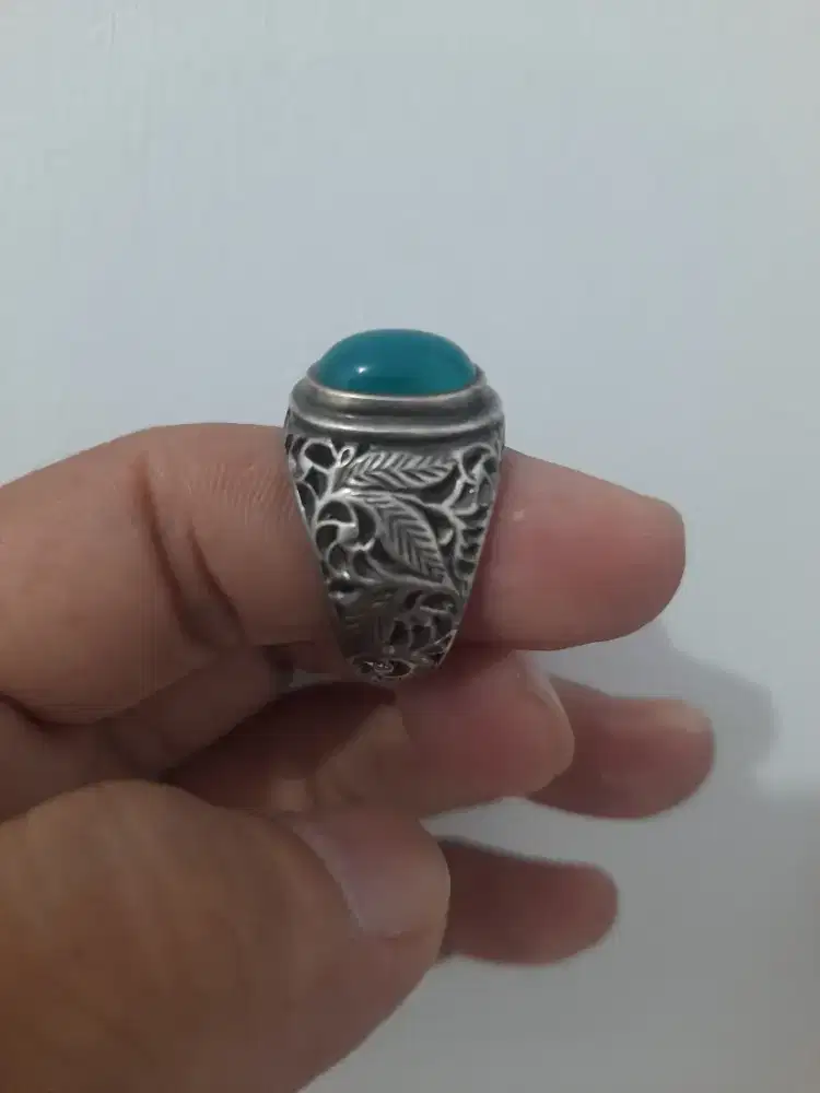 Bacan ring perak ukuran 8