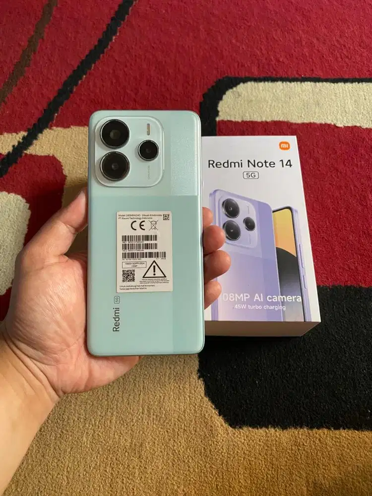 BISMILLAH REDMI NOTE 14 5G RAM 8/256 FULSET MULUS