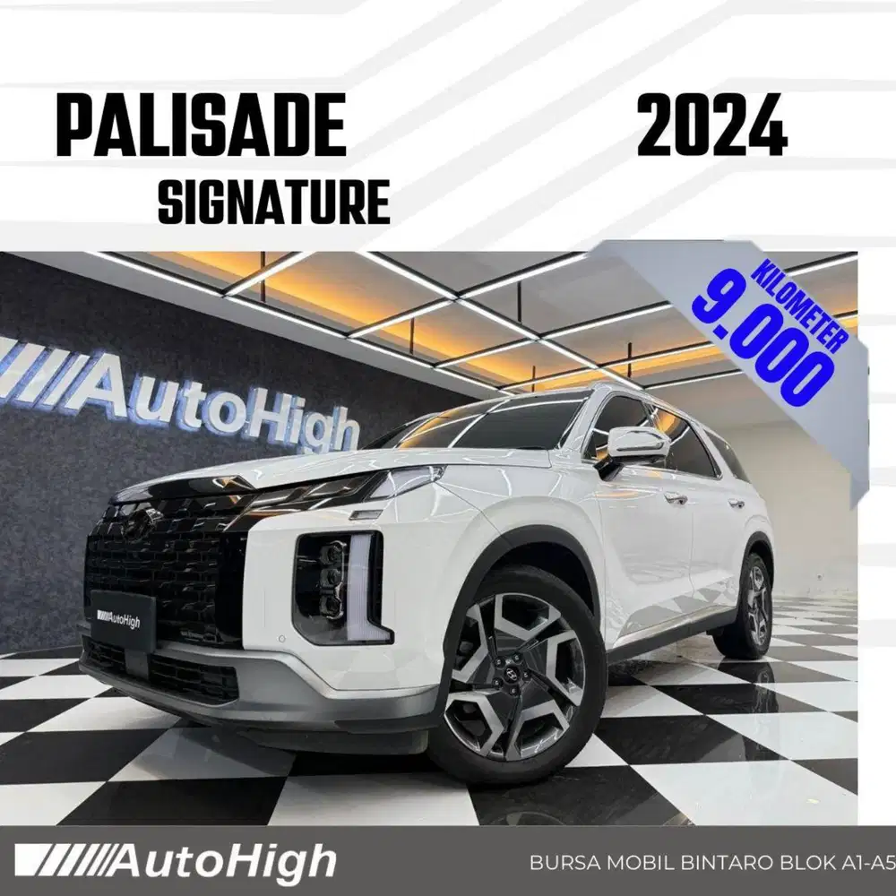 DP10% [Km9.000] Palisade Signature 2024 White / XRT Reg 2023 #AUTOHIGH