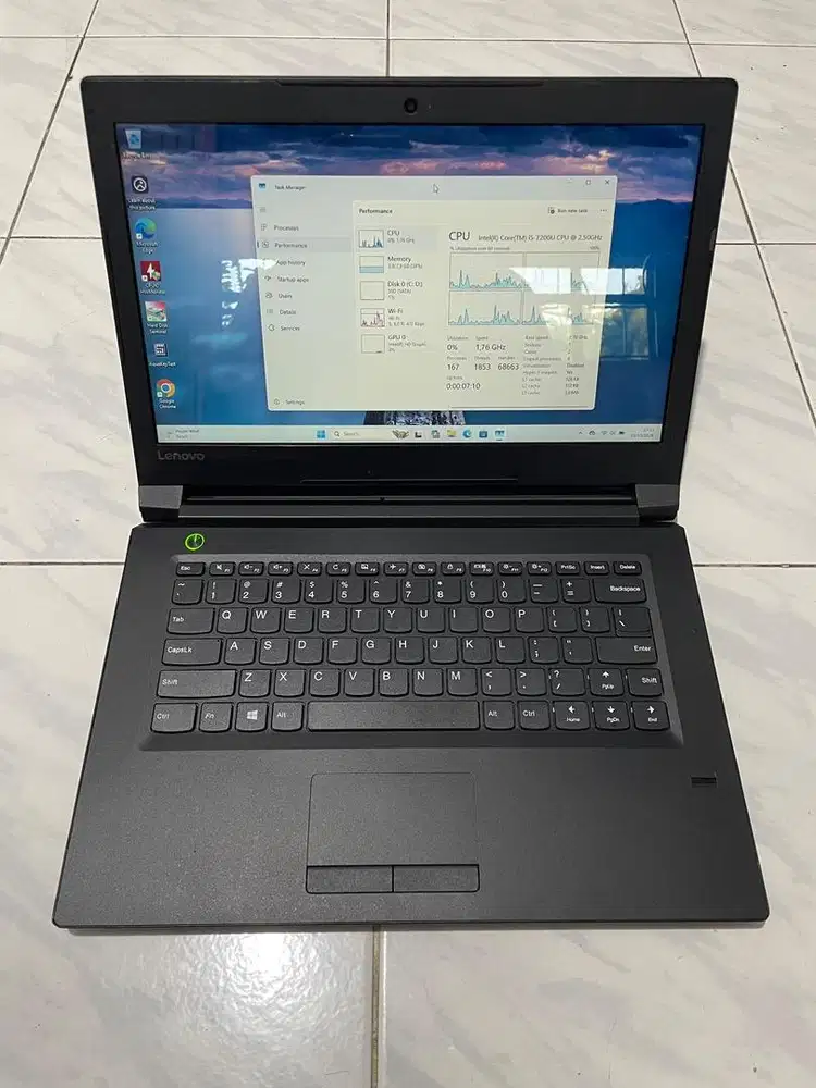 Lenovo V310 I5 Gen 7 HDD 500 GB  Ram 8Gb Layar Mulus No WS